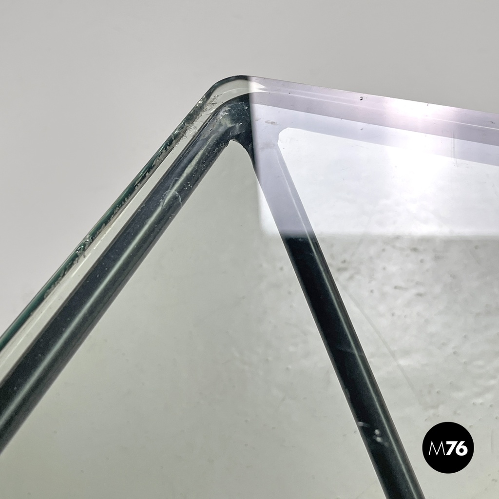 Italian modern black coffee table Alanda by Paolo Piva for B&B Italia, 1980s