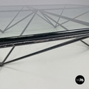 Italian modern black coffee table Alanda by Paolo Piva for B&B Italia, 1980s