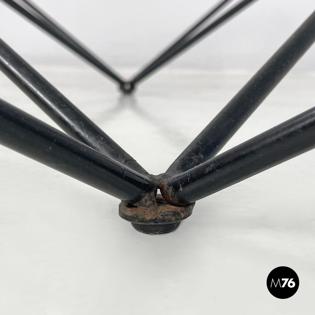 Italian modern black coffee table Alanda by Paolo Piva for B&B Italia, 1980s