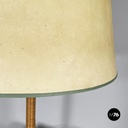 Italian modern Pineapple shape floor lamp in wicker, 1970s