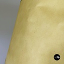 Italian modern Pineapple shape floor lamp in wicker, 1970s