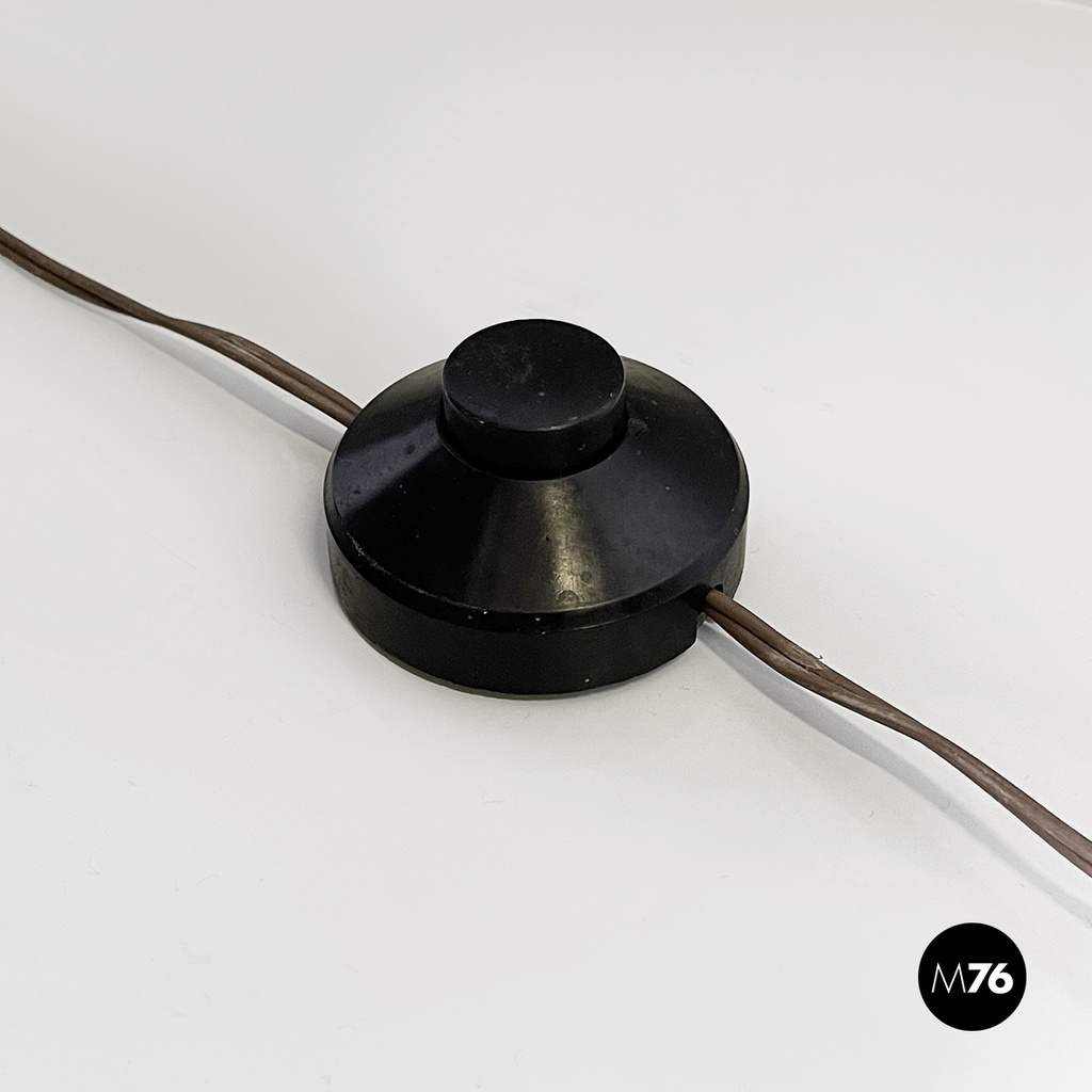 Italian modern Pineapple shape floor lamp in wicker, 1970s