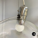 Italian space age iridescent glass chandelier Sona by Carlo Nason Lumenform 1970