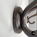 Italian mid-century modern curled wooden wall coat hangers by Italcomma, 1960s