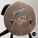 Italian mid-century modern curled wooden wall coat hangers by Italcomma, 1960s