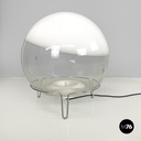 Italian modern Murano glass table lamp Sfera Angelo Mangiarotti Skipper, 1970s