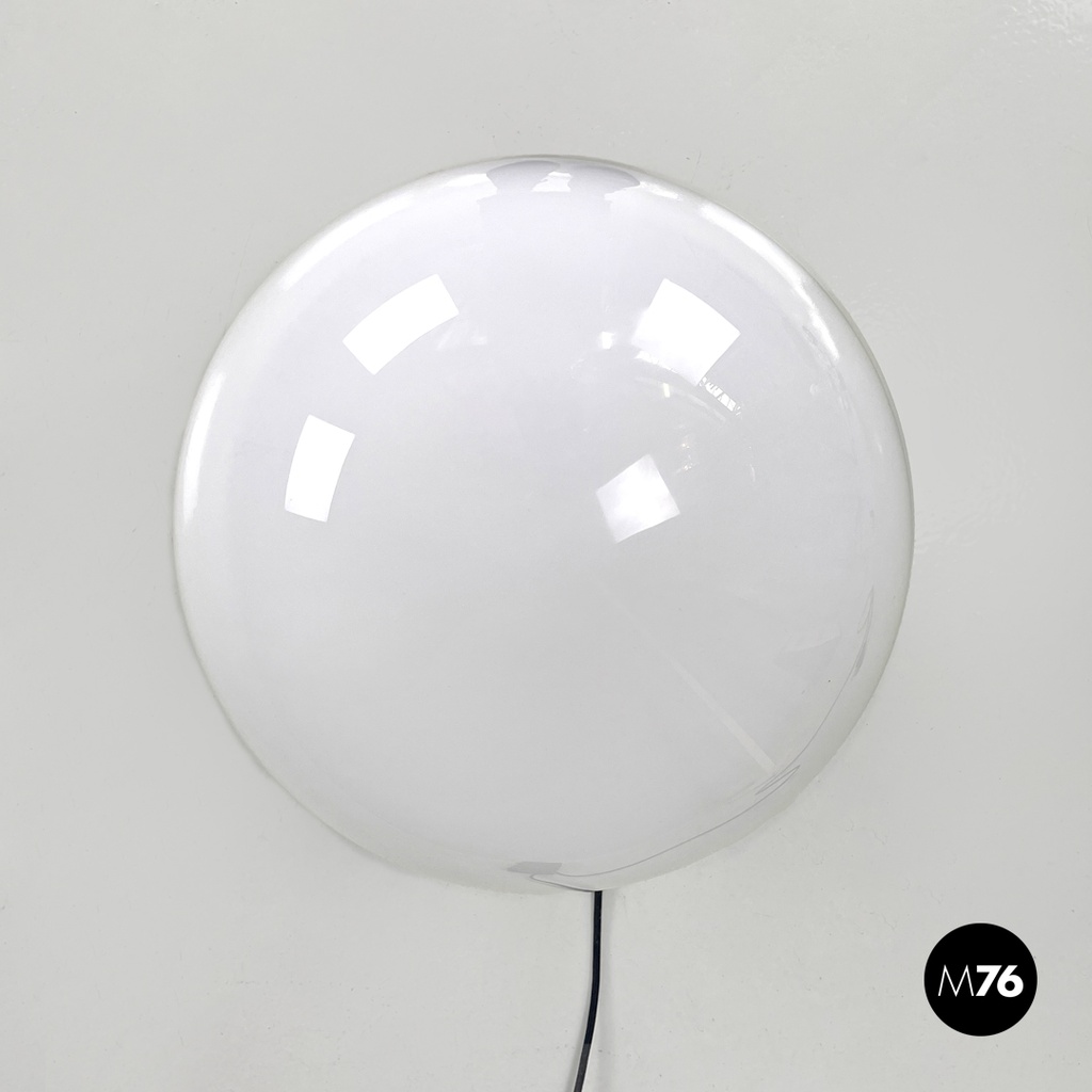 Italian modern Murano glass table lamp Sfera Angelo Mangiarotti Skipper, 1970s