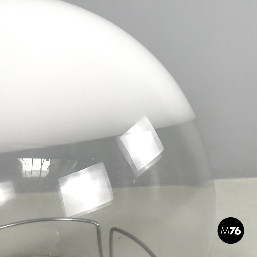 Italian modern Murano glass table lamp Sfera Angelo Mangiarotti Skipper, 1970s