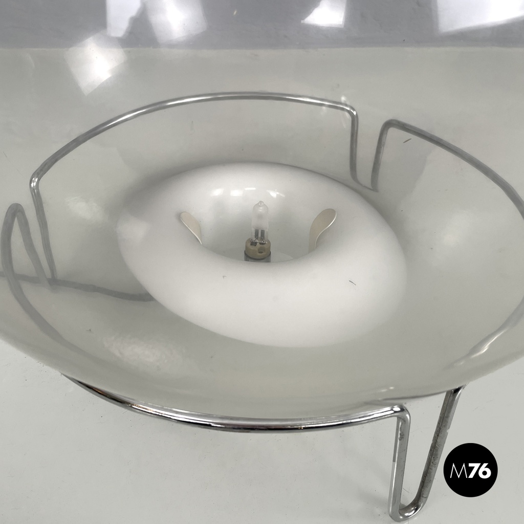 Italian modern Murano glass table lamp Sfera Angelo Mangiarotti Skipper, 1970s