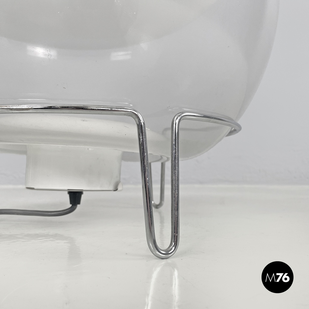 Italian modern Murano glass table lamp Sfera Angelo Mangiarotti Skipper, 1970s