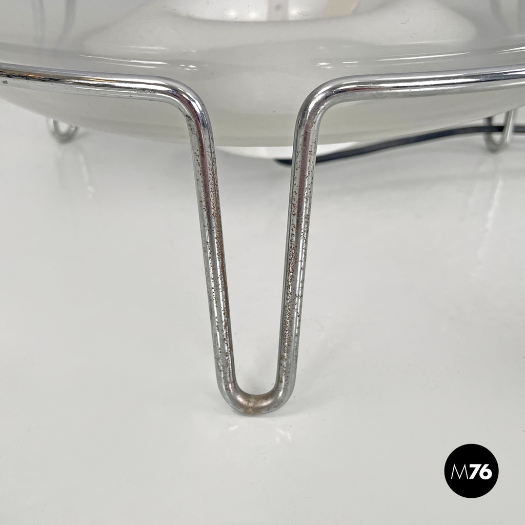 Italian modern Murano glass table lamp Sfera Angelo Mangiarotti Skipper, 1970s