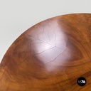 Italian Biedermeier style wooden round pedestals or columns, early 1800s