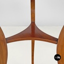 Italian Biedermeier style wooden round pedestals or columns, early 1800s