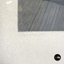 English antique etching print with black wood and golden metal frame, 1863