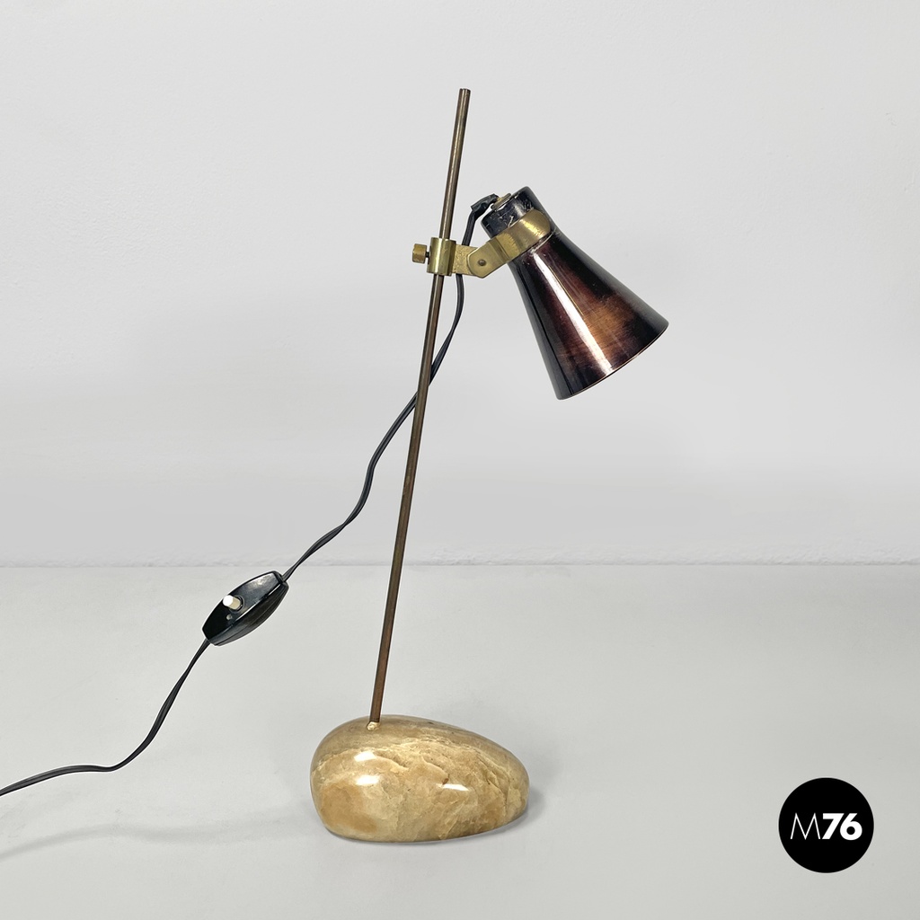 Italian mid-century modern table lamps LTA1 Sasso Caccia Dominioni Azucena 1950s
