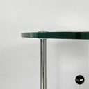 Italian modern cart T6 transparent glass tops Luigi Caccia Domini Azucena, 1970s