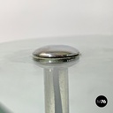 Italian modern cart T6 transparent glass tops Luigi Caccia Domini Azucena, 1970s