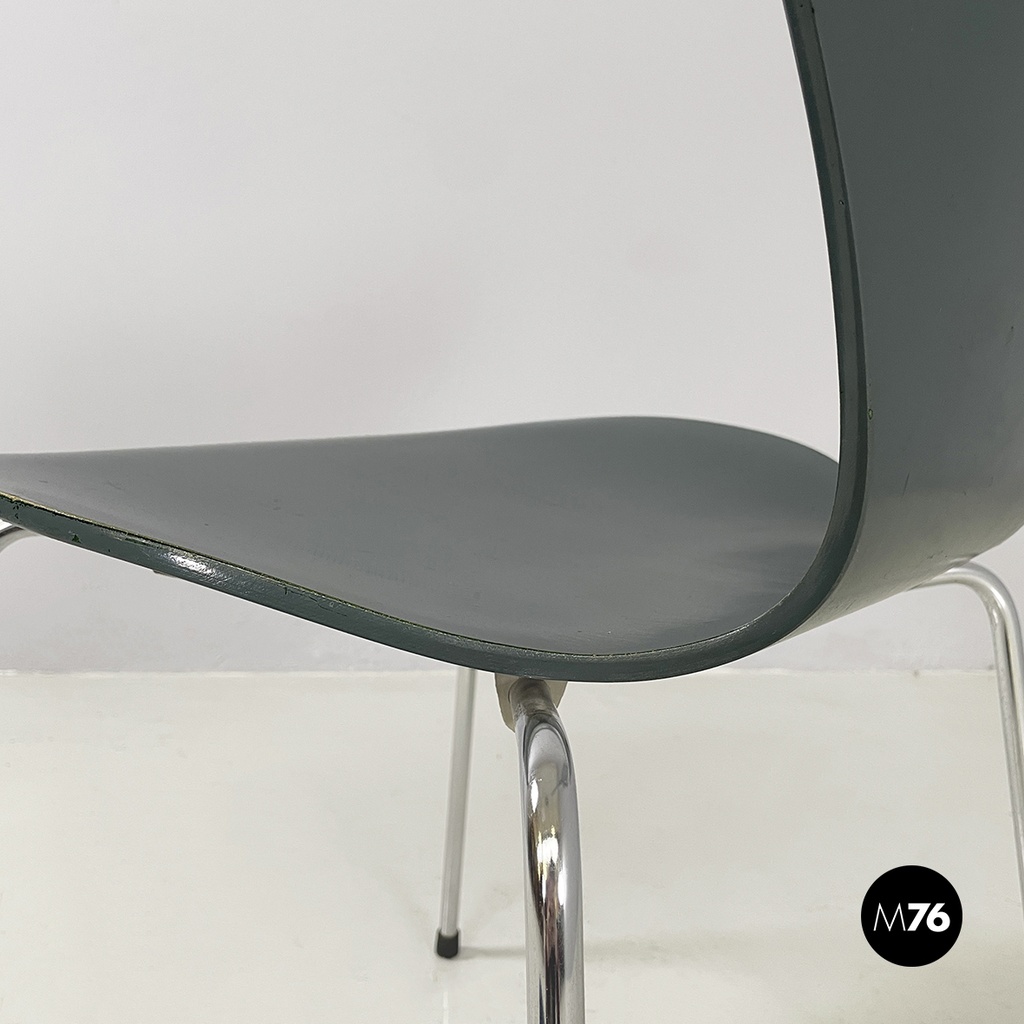 Denmark modern Chair 3107 by Arne Jacobsen for Fritz Hansen, 1980