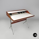 American mid-century modern wood laminate desk George Nelson Herman Miller 1960s