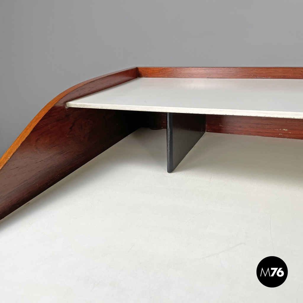 American mid-century modern wood laminate desk George Nelson Herman Miller 1960s