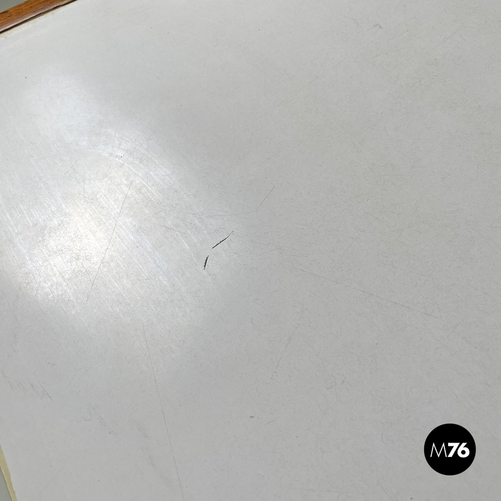 American mid-century modern wood laminate desk George Nelson Herman Miller 1960s