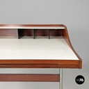 American mid-century modern wood laminate desk George Nelson Herman Miller 1960s