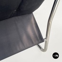 Swedish modern brown faux leather armchairs Pixi Gillis Lundgren for Ikea, 1970s