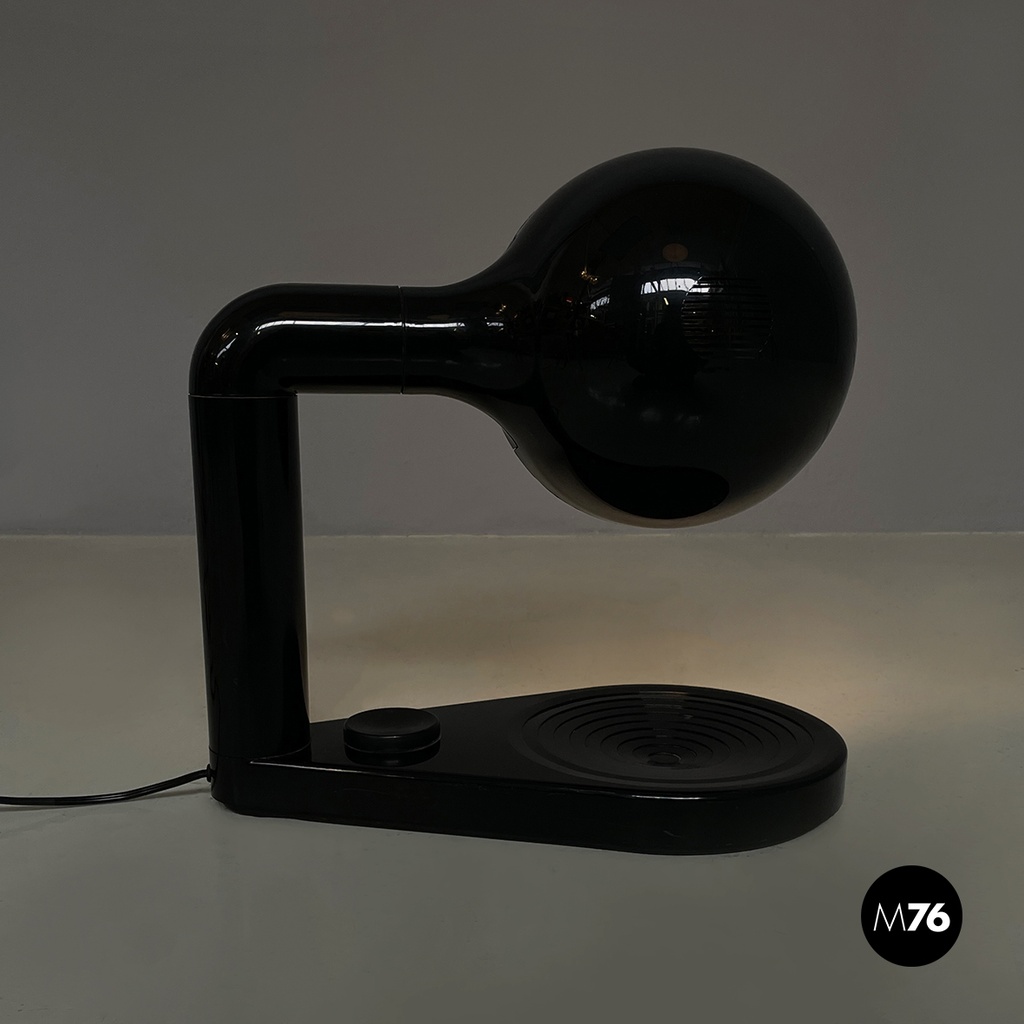 Italy space age Adjustable table lamp Drive Adalberto Dal Lago Bieffeplast 1970s
