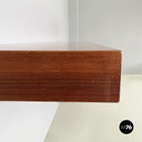 Italian mid-century modern Rectangular console in wood, 1960s