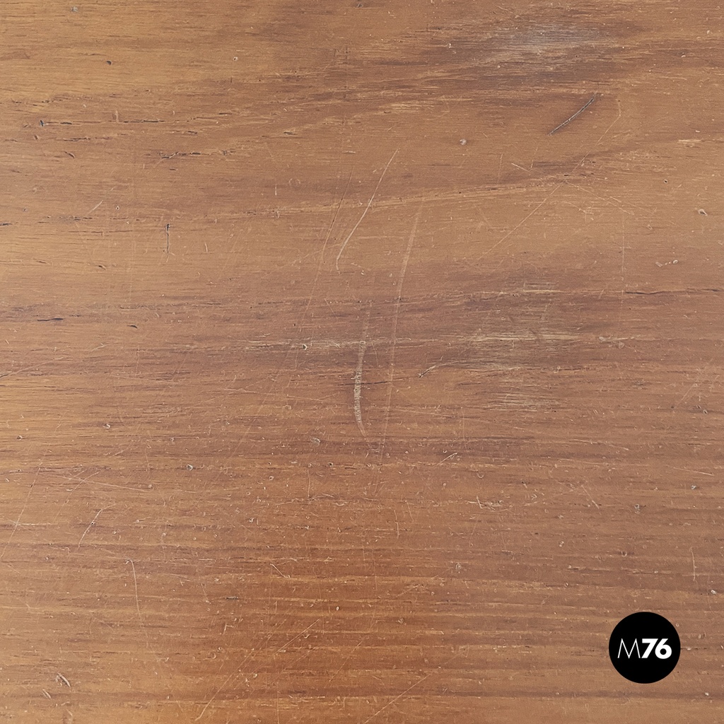 Italian mid-century modern Rectangular console in wood, 1960s