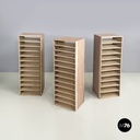 Italian modern Wooden filing cabinet or storage with shelves, 1990s