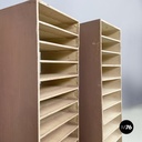 Italian modern Wooden filing cabinet or storage with shelves, 1990s