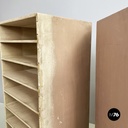 Italian modern Wooden filing cabinet or storage with shelves, 1990s
