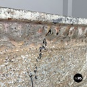 Italian post modern wood and fiberglass stage prop decorated stone effect, 2000s