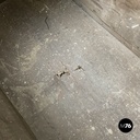 Italian post modern wood and fiberglass stage prop decorated stone effect, 2000s