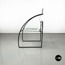 Italian modern light green blue chairs Quinta 605 by Mario Botta Alias, 1980s