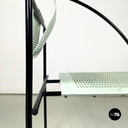 Italian modern light green blue chairs Quinta 605 by Mario Botta Alias, 1980s