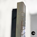 Italian modern tall wall lamp in chromed metal by Lamperti, 1970s