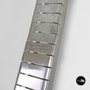 Italian modern tall wall lamp in chromed metal by Lamperti, 1970s