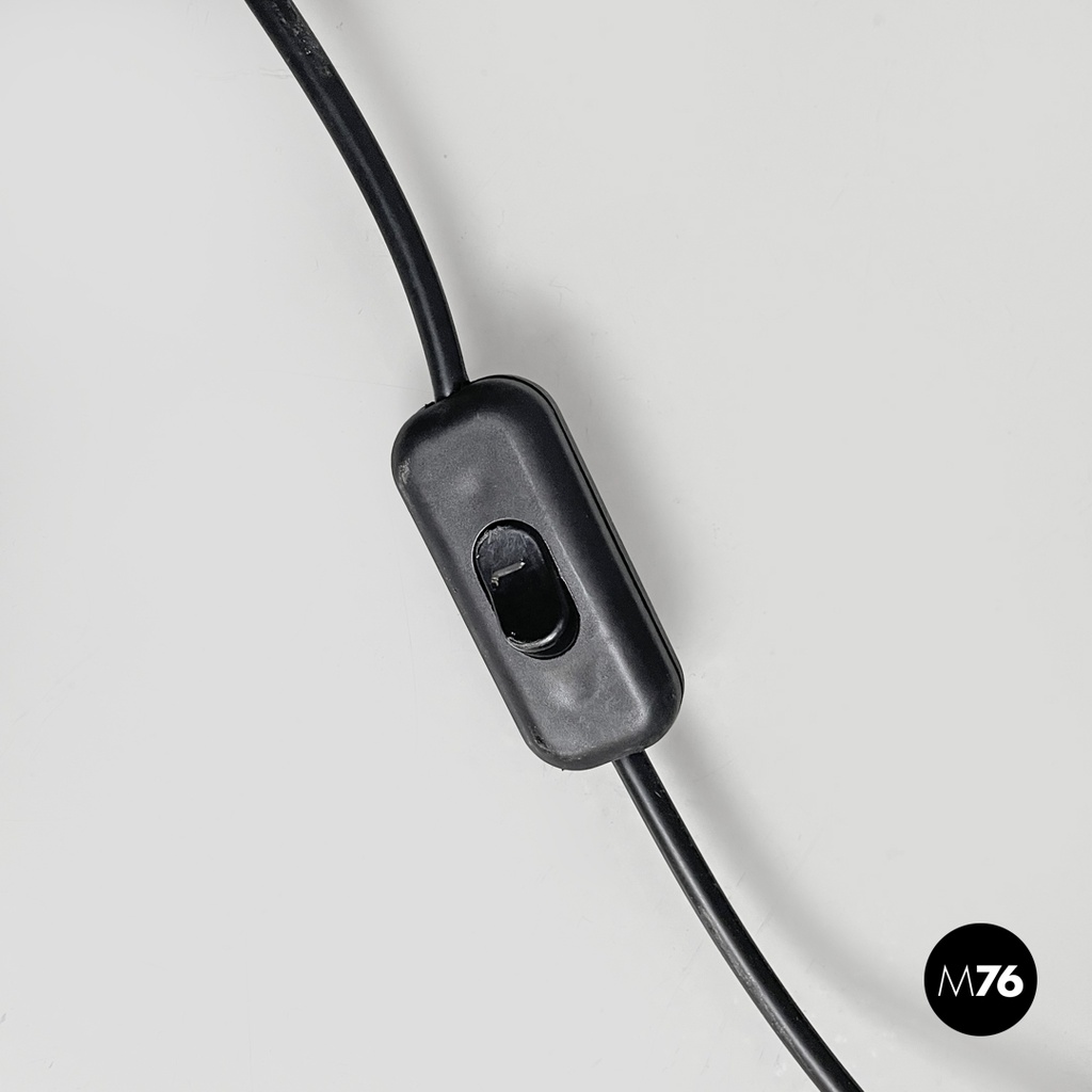 Italian modern tall wall lamp in chromed metal by Lamperti, 1970s