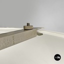 Italian modern glass brass chandelier Triclinio Vico Magistretti Artemide, 1970s