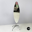 japan space age Adjustable floor mirror by Yasu Sasamoto for Li Qian, 1970s