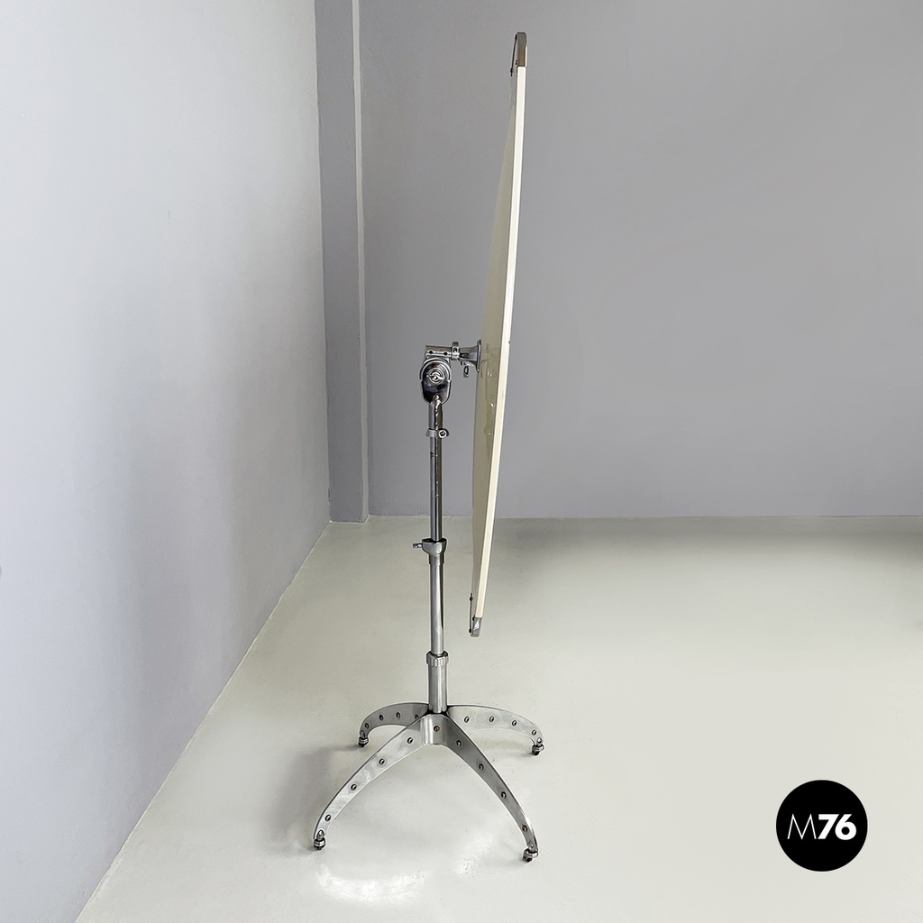 japan space age Adjustable floor mirror by Yasu Sasamoto for Li Qian, 1970s