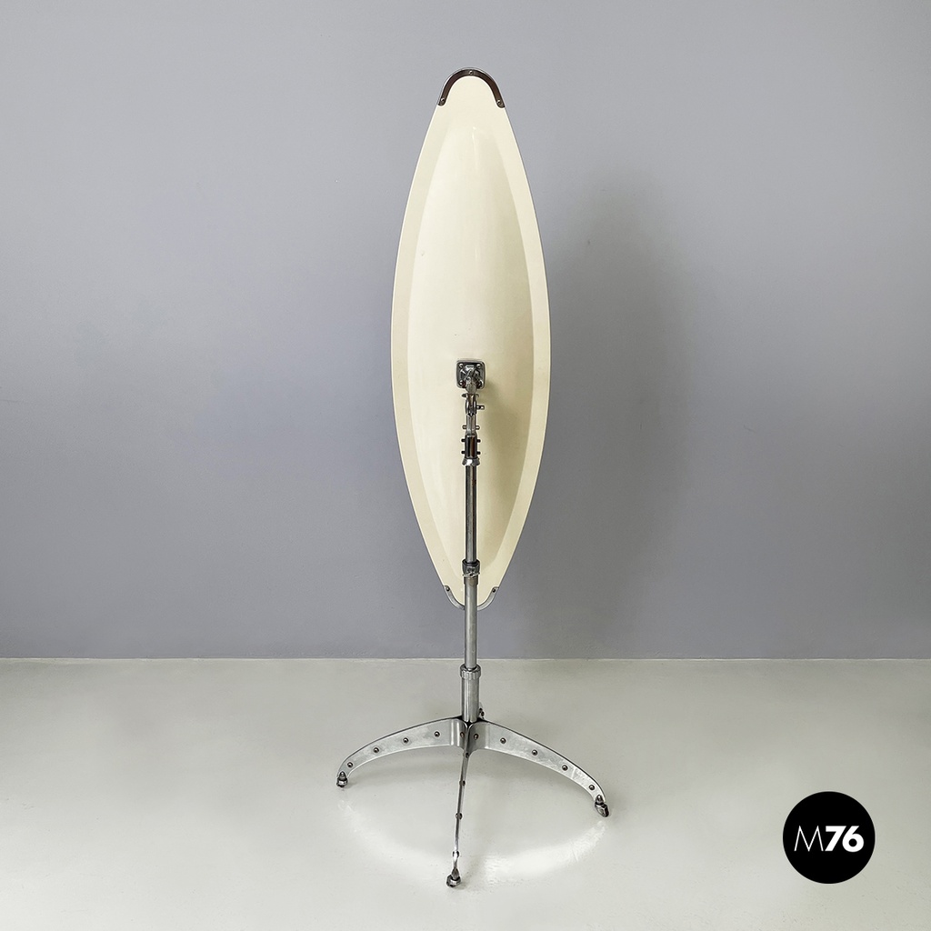 japan space age Adjustable floor mirror by Yasu Sasamoto for Li Qian, 1970s