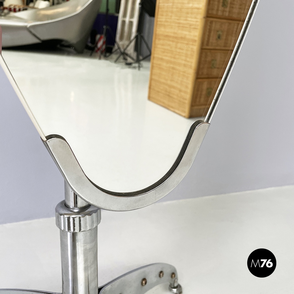 japan space age Adjustable floor mirror by Yasu Sasamoto for Li Qian, 1970s