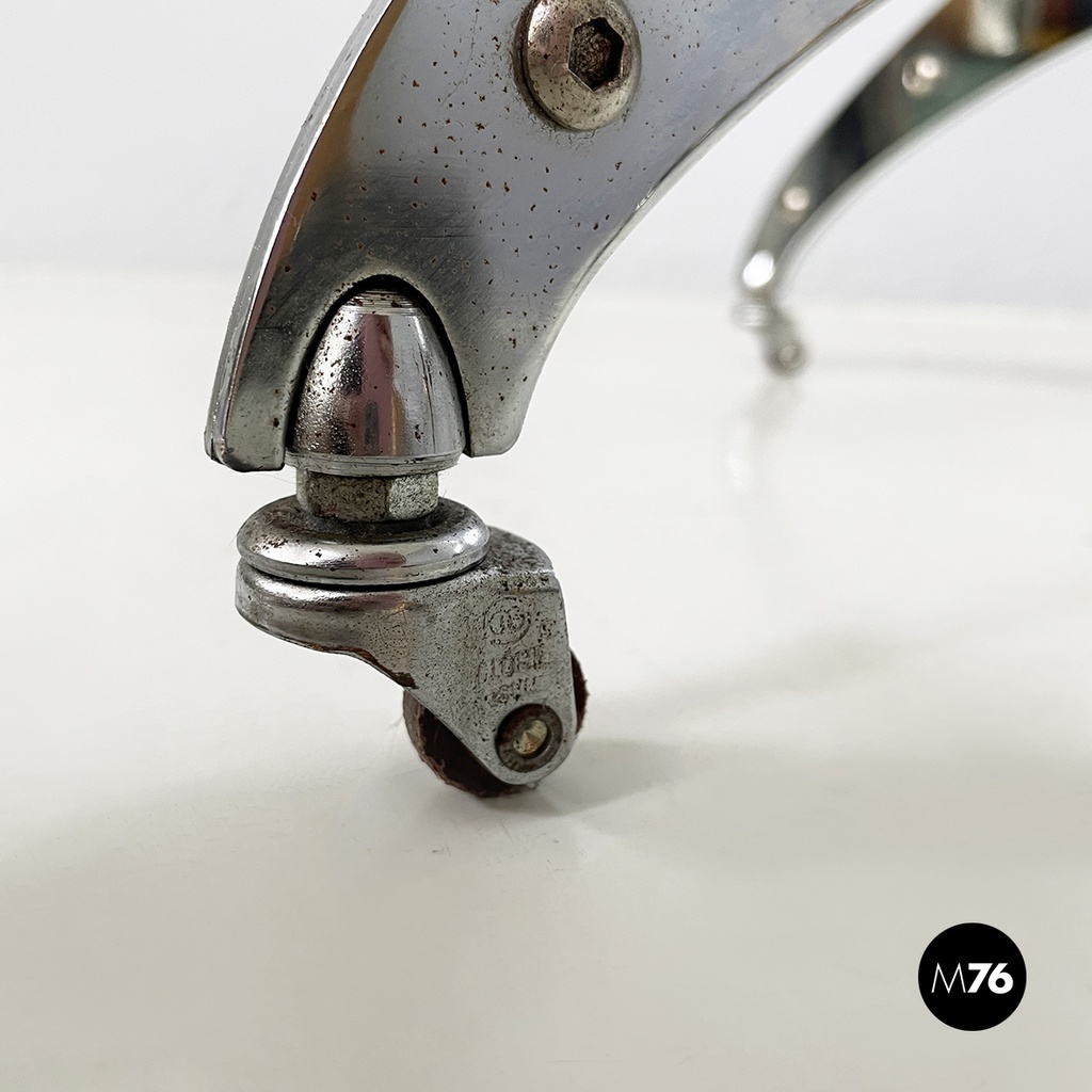 japan space age Adjustable floor mirror by Yasu Sasamoto for Li Qian, 1970s