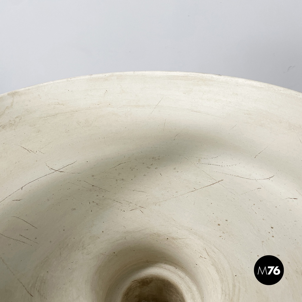 Italian mid-century modern flowerpot by Mangiarotti for Fratelli Brambilla 1970s