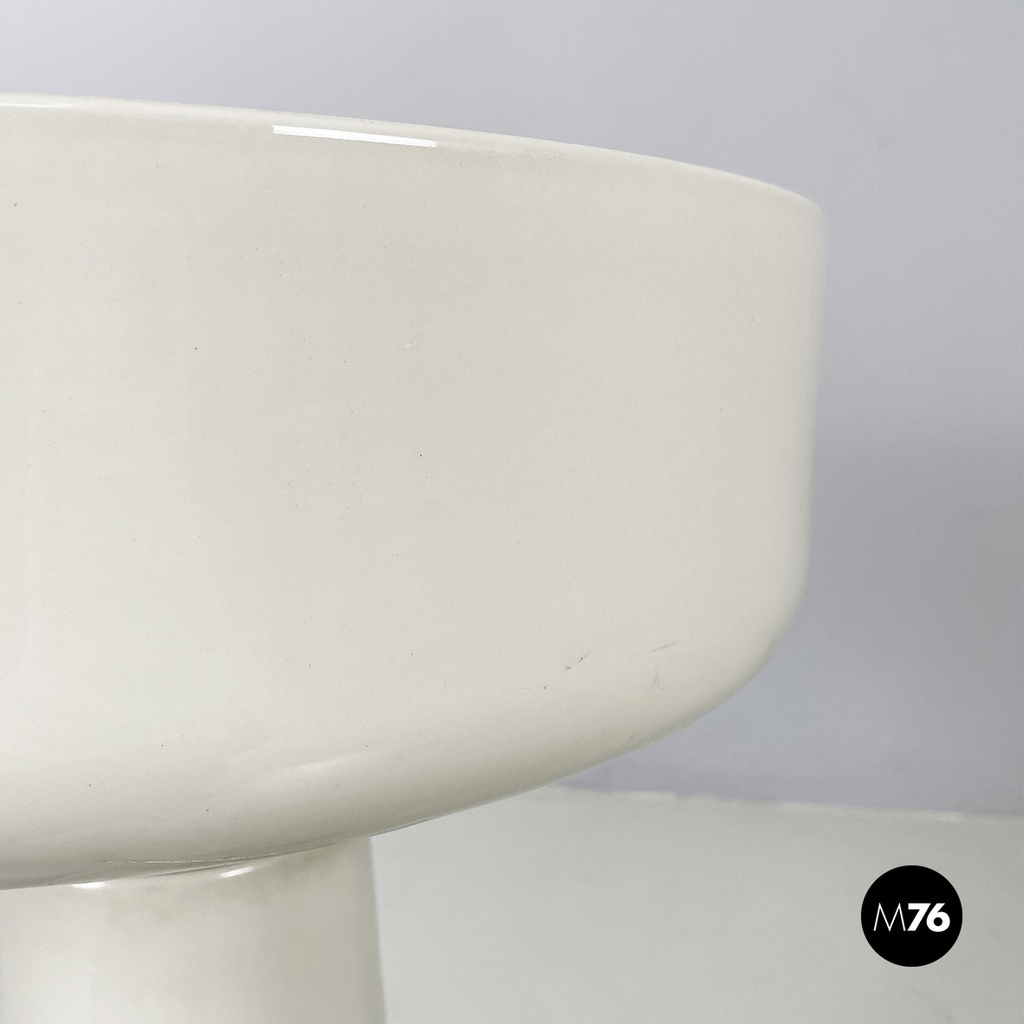 Italian mid-century modern flowerpot by Mangiarotti for Fratelli Brambilla 1970s