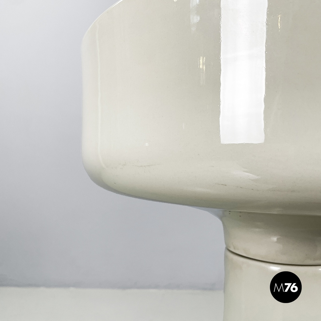 Italian mid-century modern flowerpot by Mangiarotti for Fratelli Brambilla 1970s