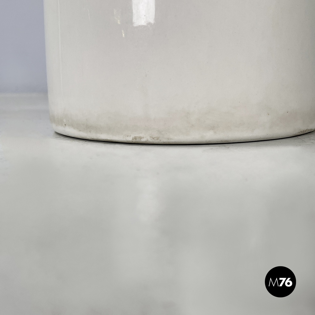 Italian mid-century modern flowerpot by Mangiarotti for Fratelli Brambilla 1970s